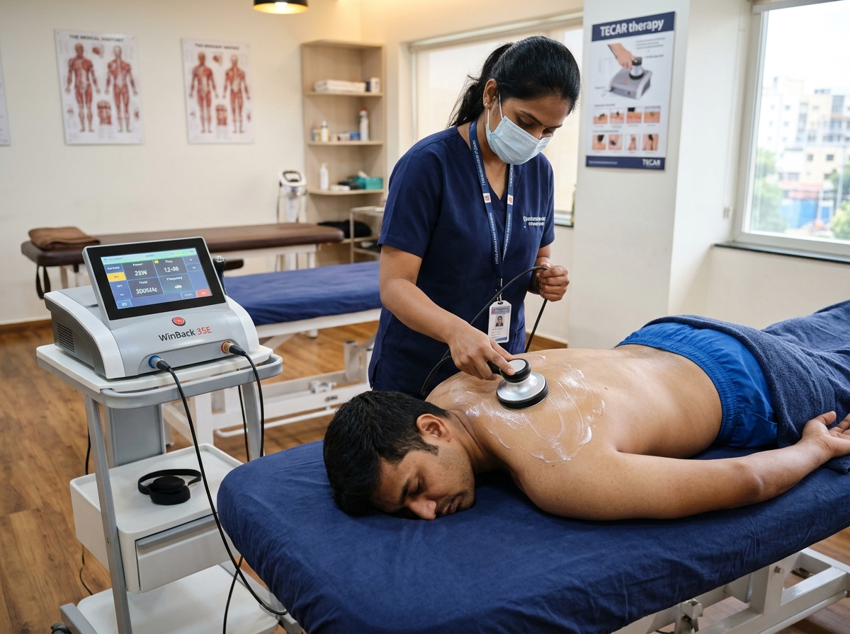 Physiotherapy session