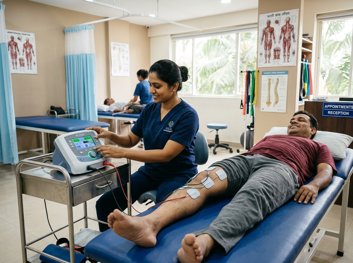 Physiotherapy session