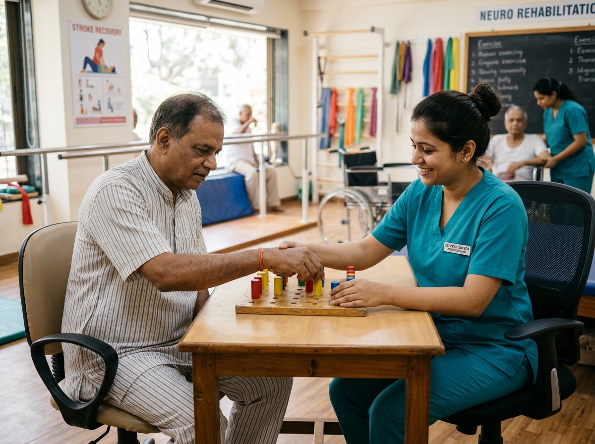 Physiotherapy session